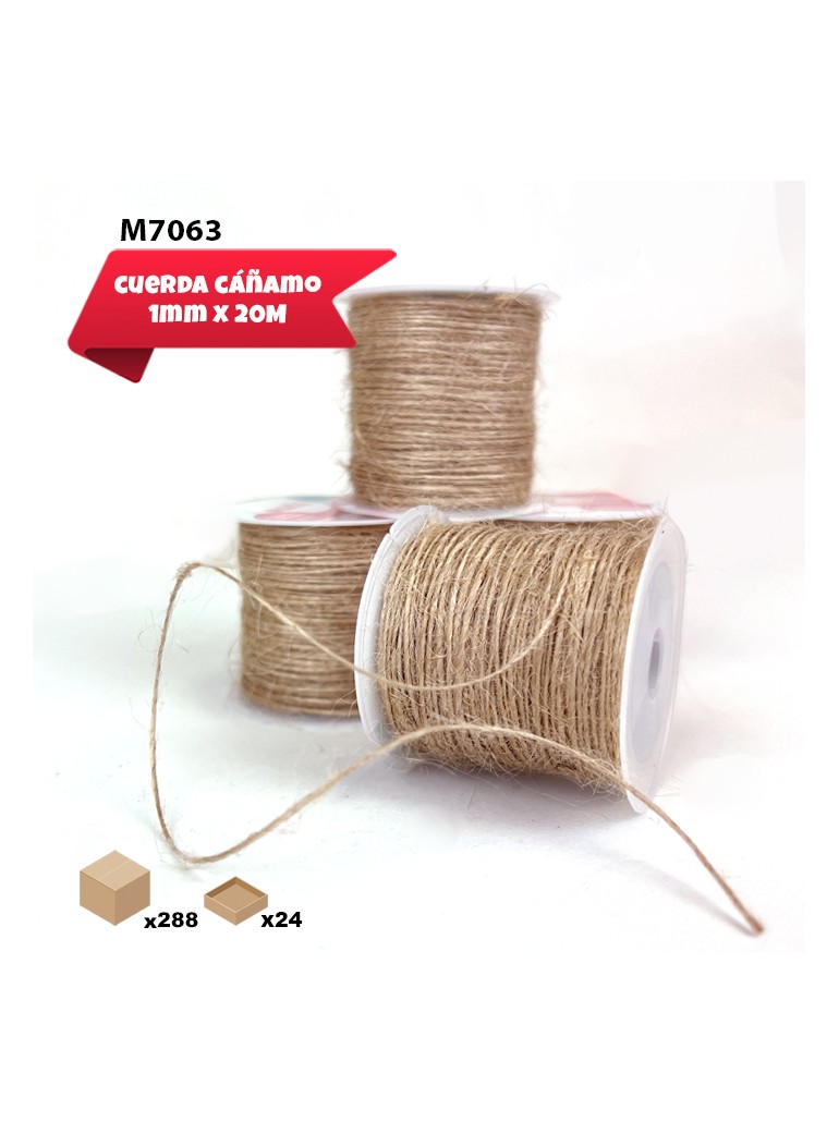 ROLLO DE CAÑAMO 1MM X 20M