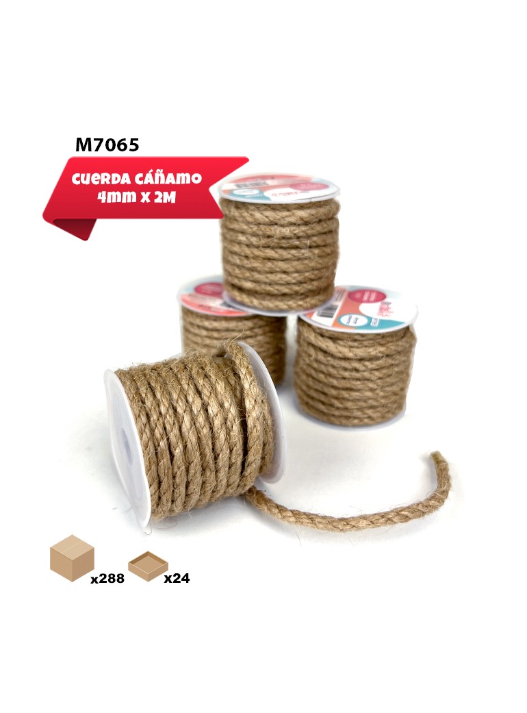 ROLLO DE CAÑAMO 4MM X 2M