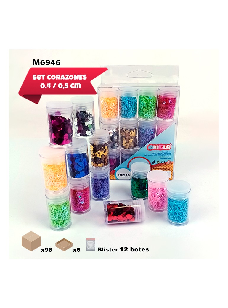 Set mini Corazones Figuras...