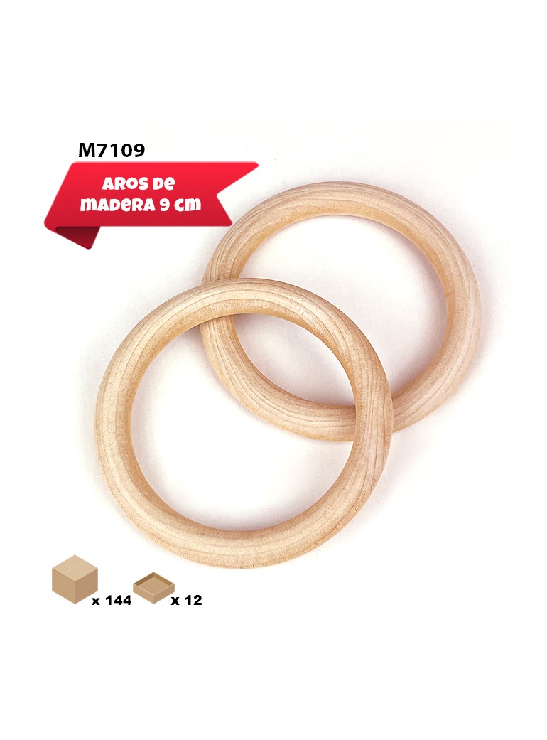 Aro de madera 9cm