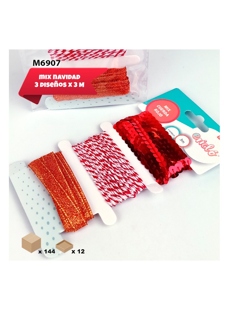 CINTAS ROJAS MULTIDISEÑO 3M