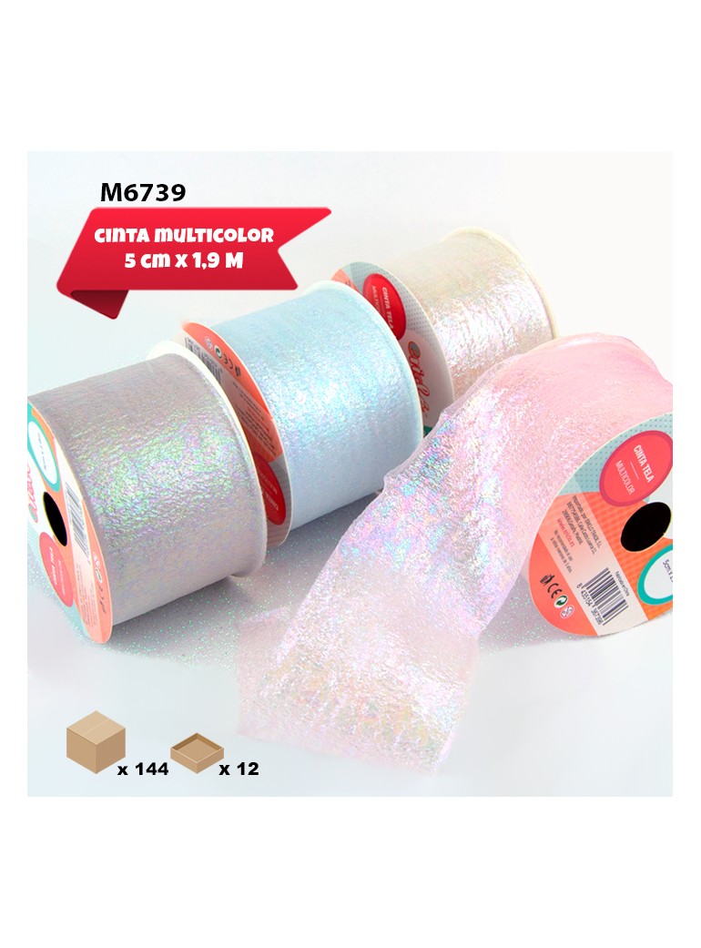 12 CINTAS EFECTO ARCOIRIS...