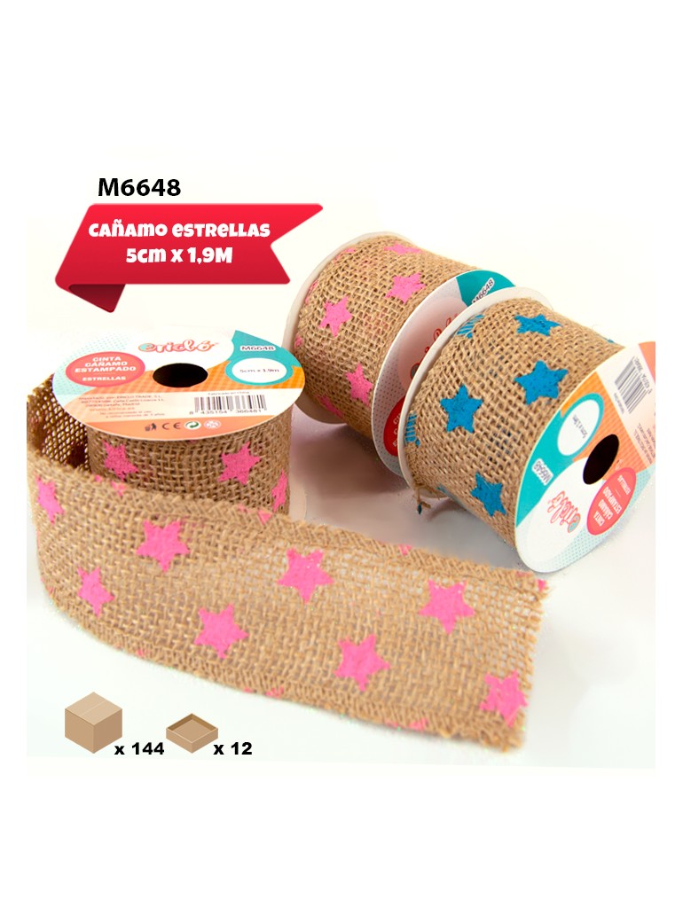 CINTA DE CÁÑAMO ESTAMPADO...