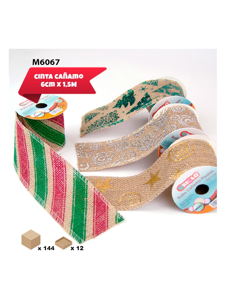 CINTAS DE CAÑAMO NAVIDAD...