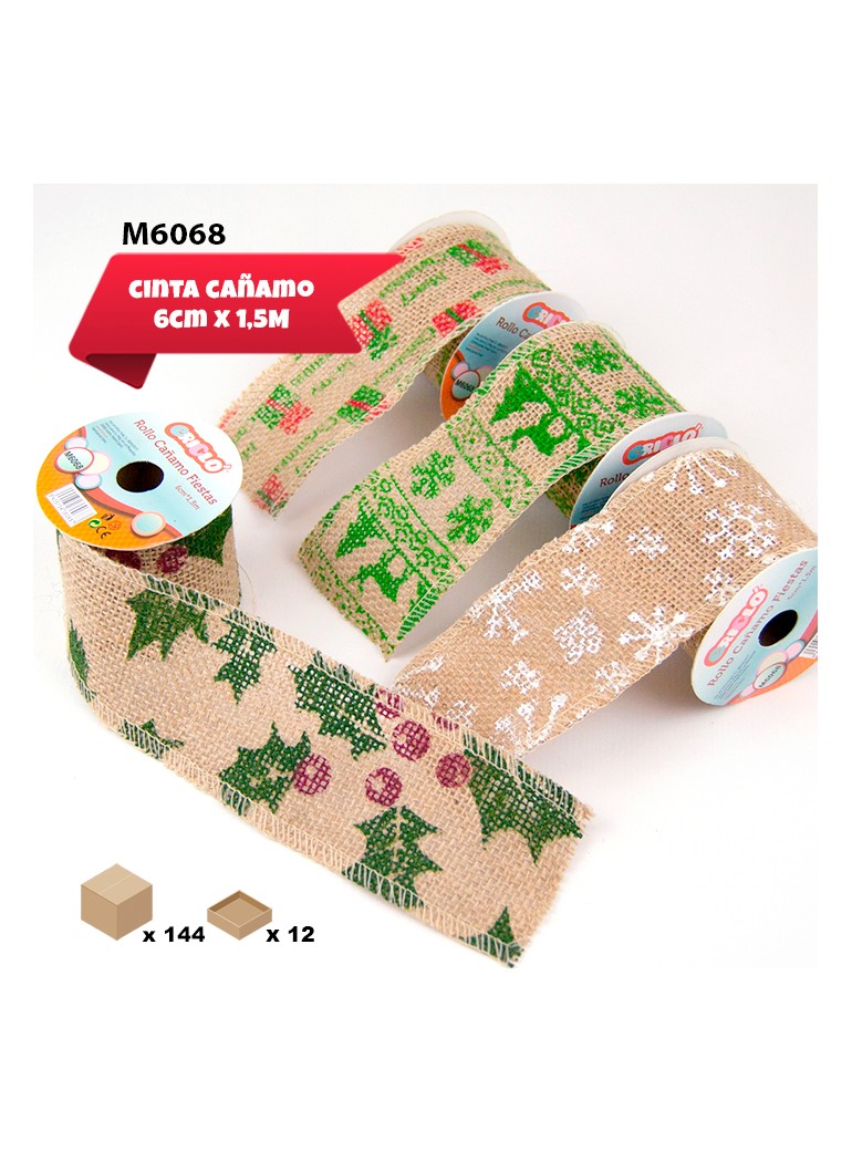 CINTAS DE CAÑAMO NAVIDAD...