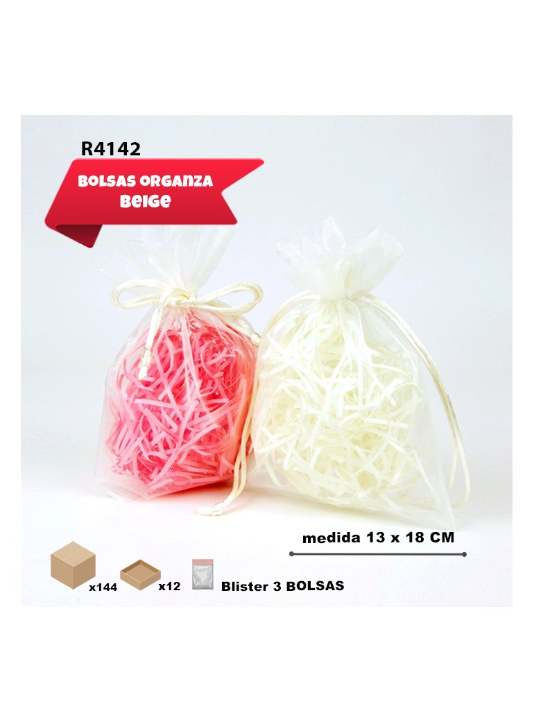 BOLSAS DE ORGANZA BLANCO...