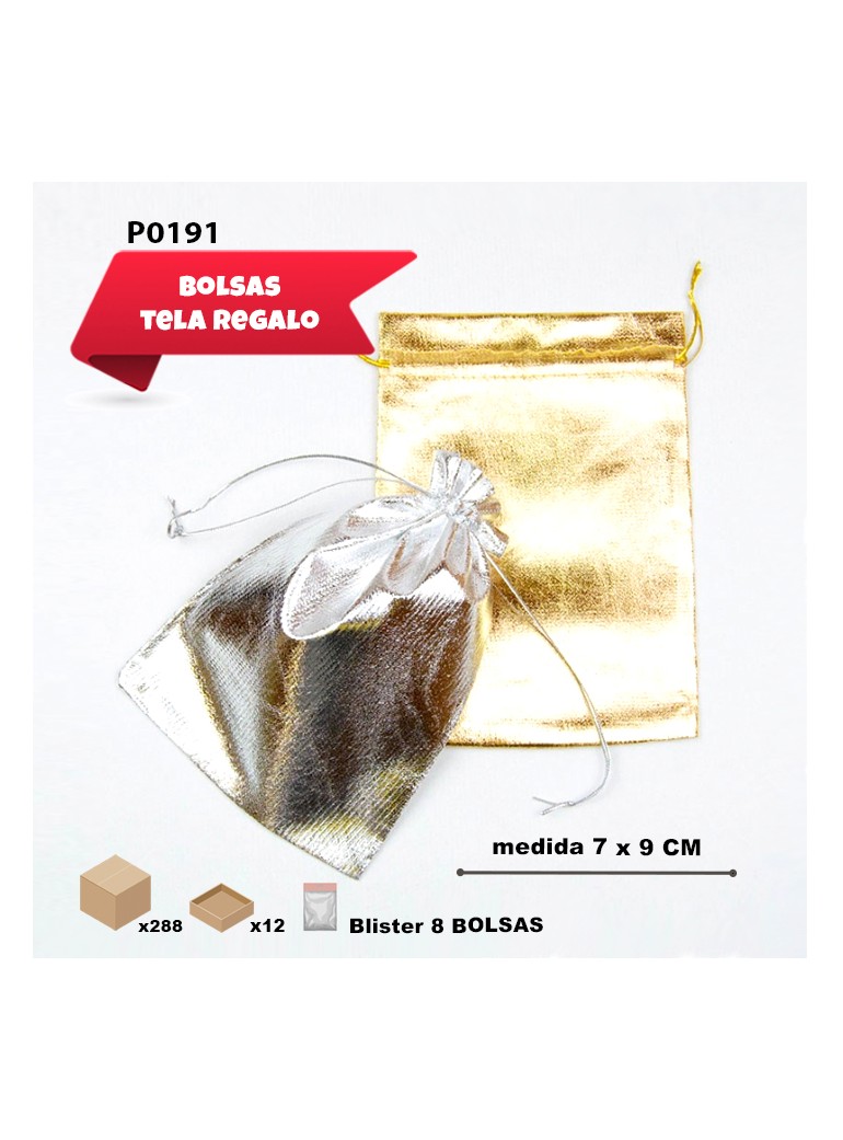 96 BOLSITAS DE REGALO ORO...