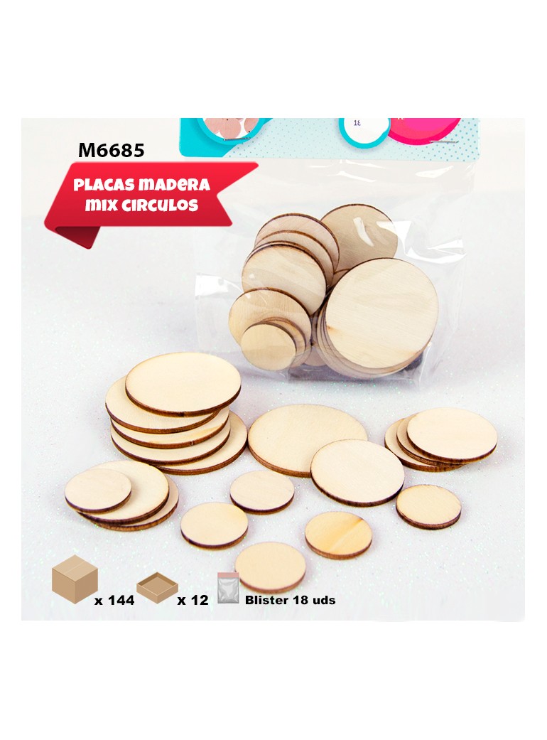 PLACAS DE MADERA SURTIDO