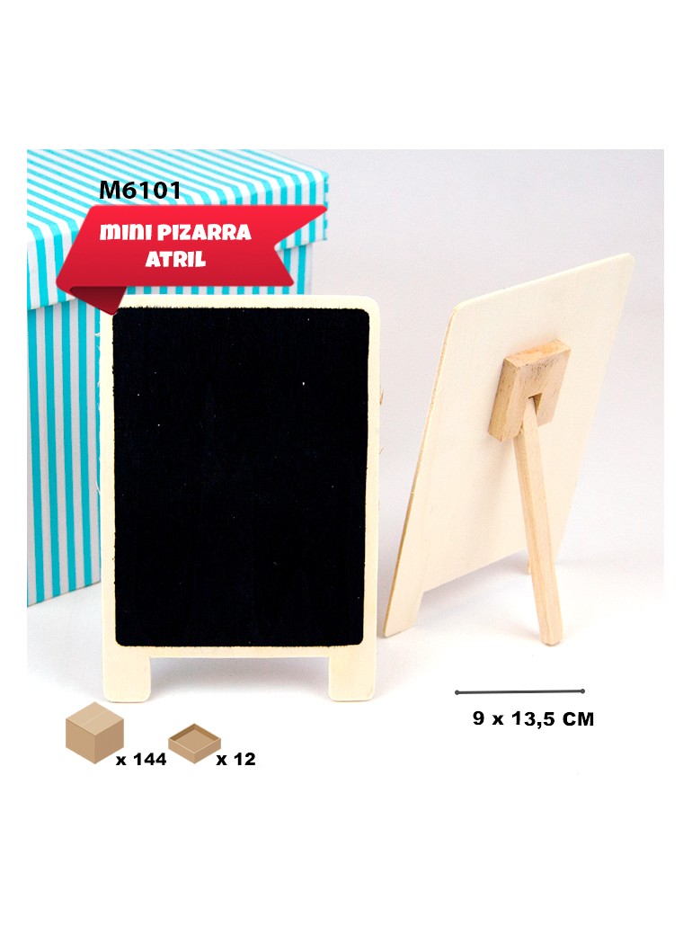 MINI PIZARRA CON ATRIL 9 X...