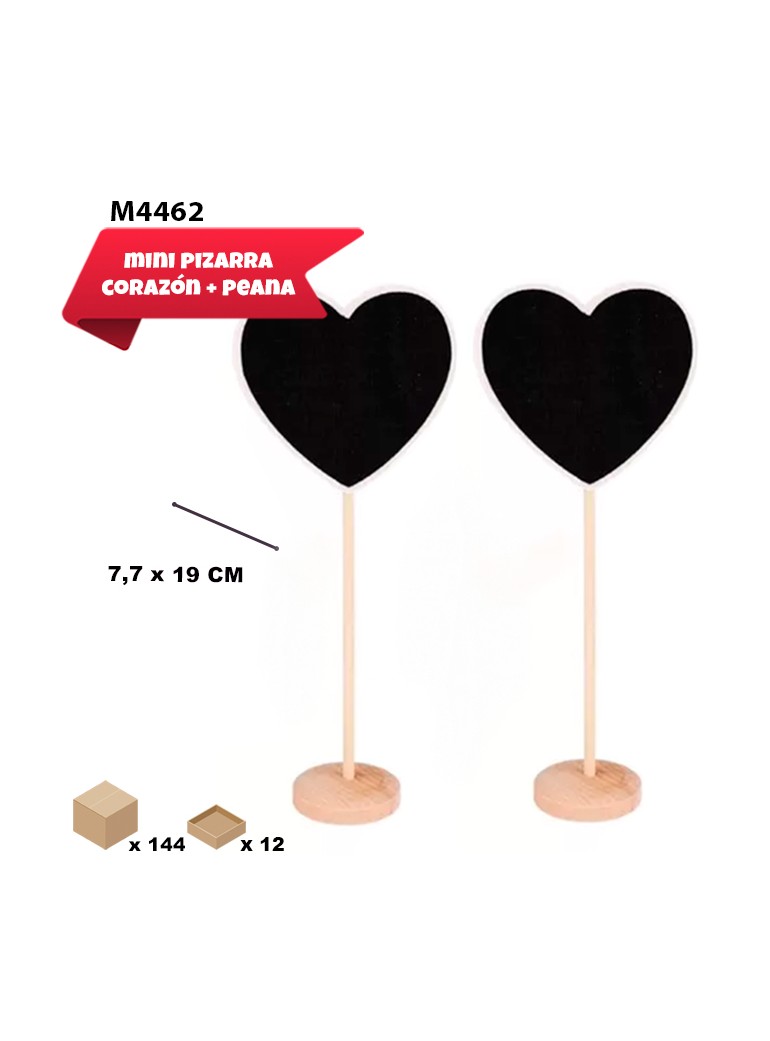 MINI PIZARRA CORAZÓN CON...