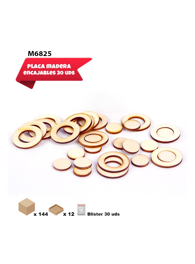 CIRCULOS MADERA DESMONTABLE