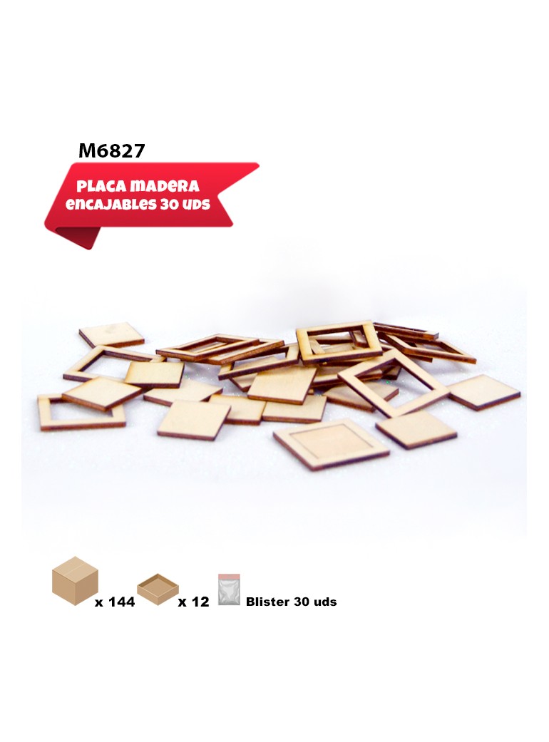 CUADRADOS MADERA DESMONTABLE