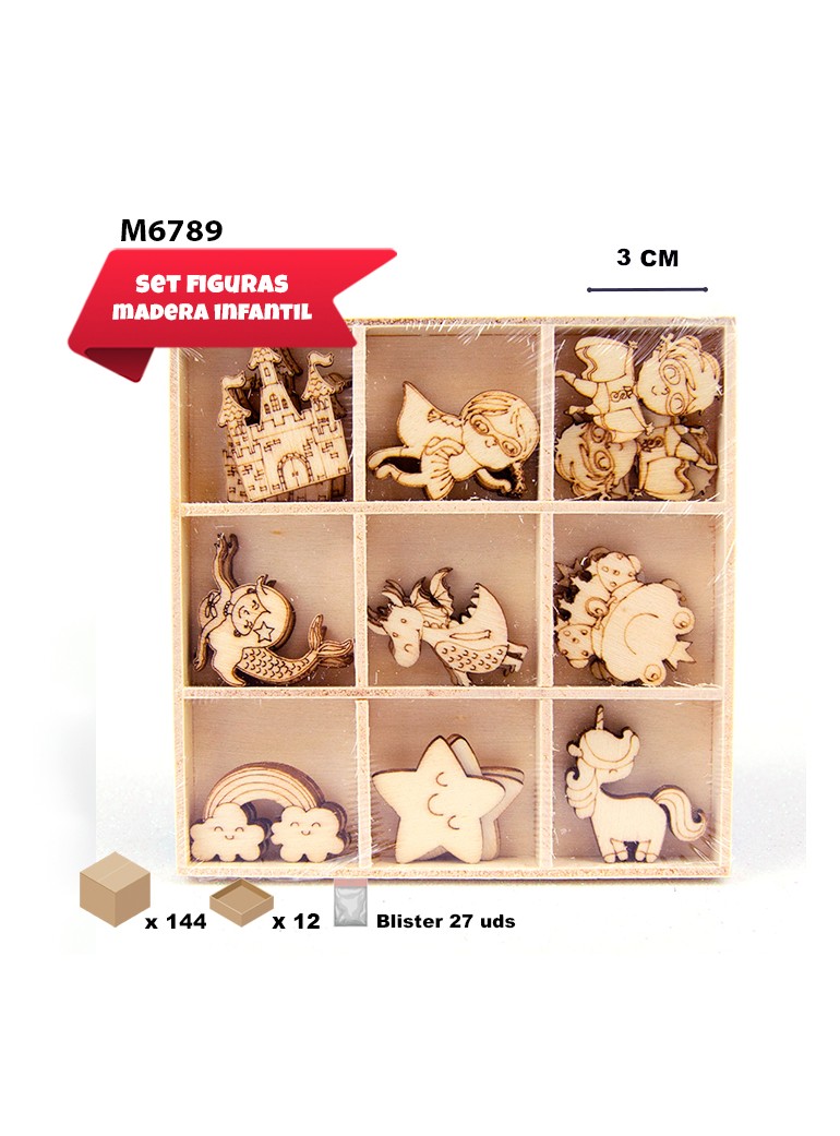 SILUETAS FANTASÍA DE MADERA