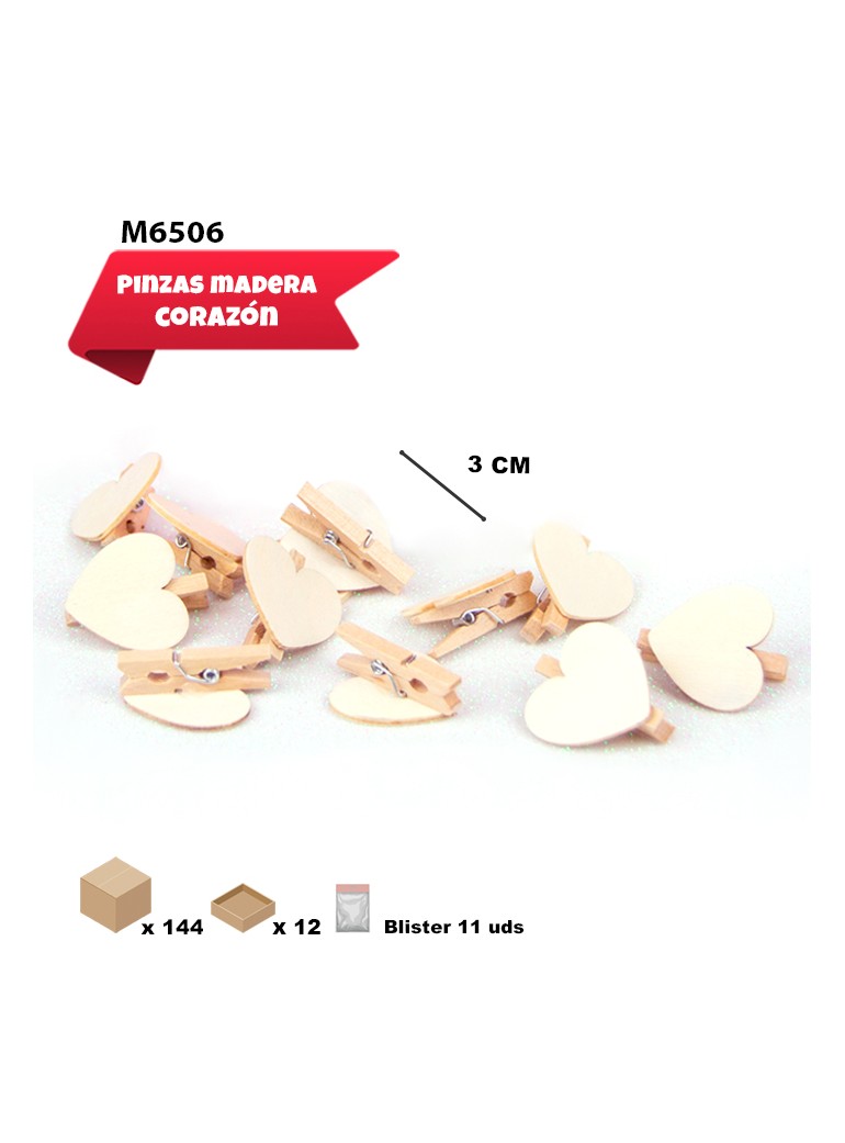 MINI PINZAS DE MADERA CON...