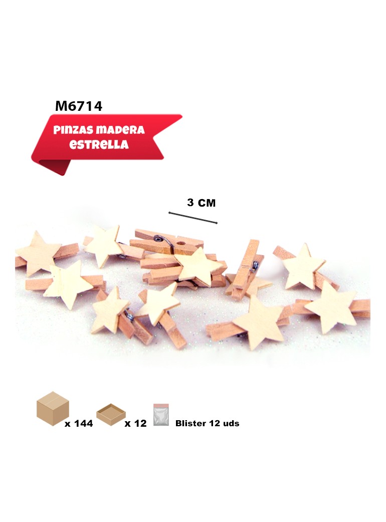 MINI PINZAS DE MADERA CON...