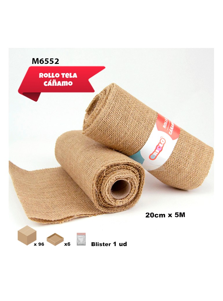 ROLLO DE CAÑAMO 20CM x 5M