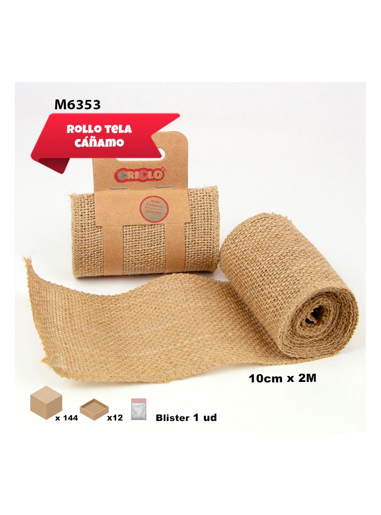 ROLLO DE CAÑAMO 10CM X 2M