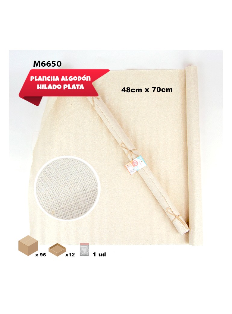 PLANCHA DE ALGODÓN HILADO...