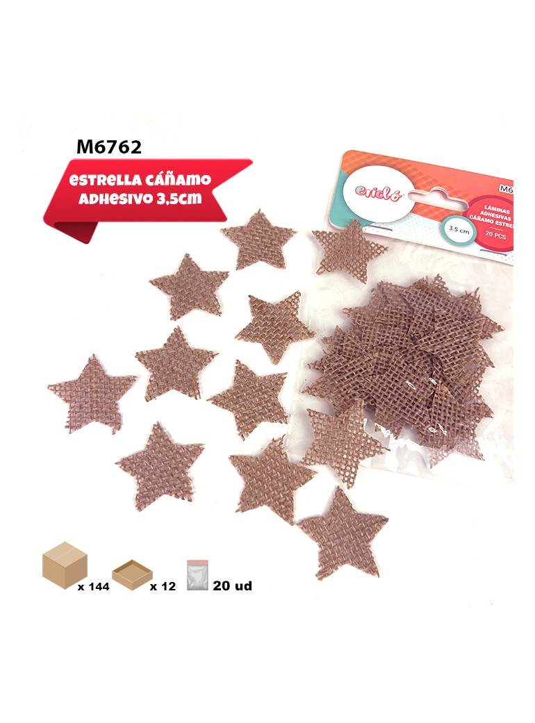 ESTRELLAS DE CAÑAMO 3.5CM