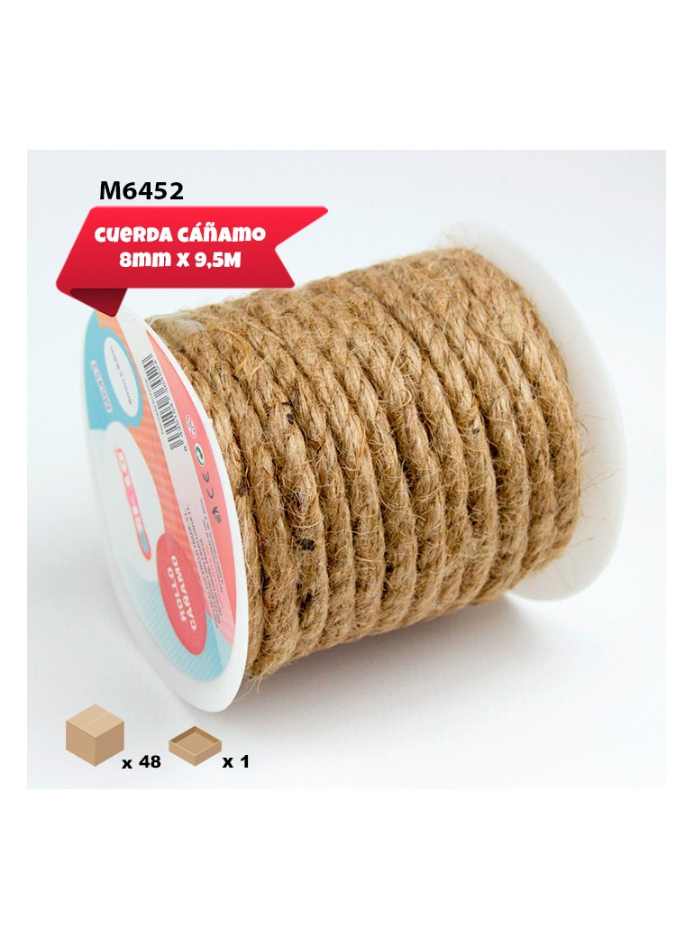 ROLLO DE CAÑAMO 8MM X 9.5M