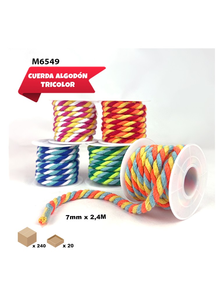 20 ROLLOS CUERDA ALGODÓN...