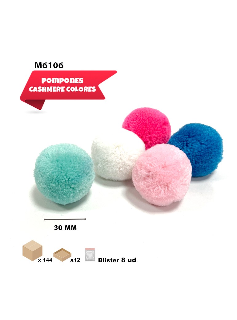 POMPONES CASHMERE DE...