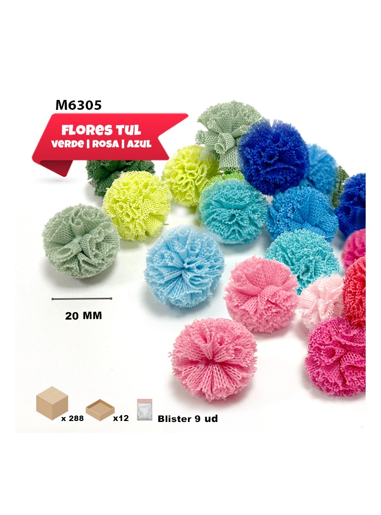 BOLAS DE FLORES 20MM