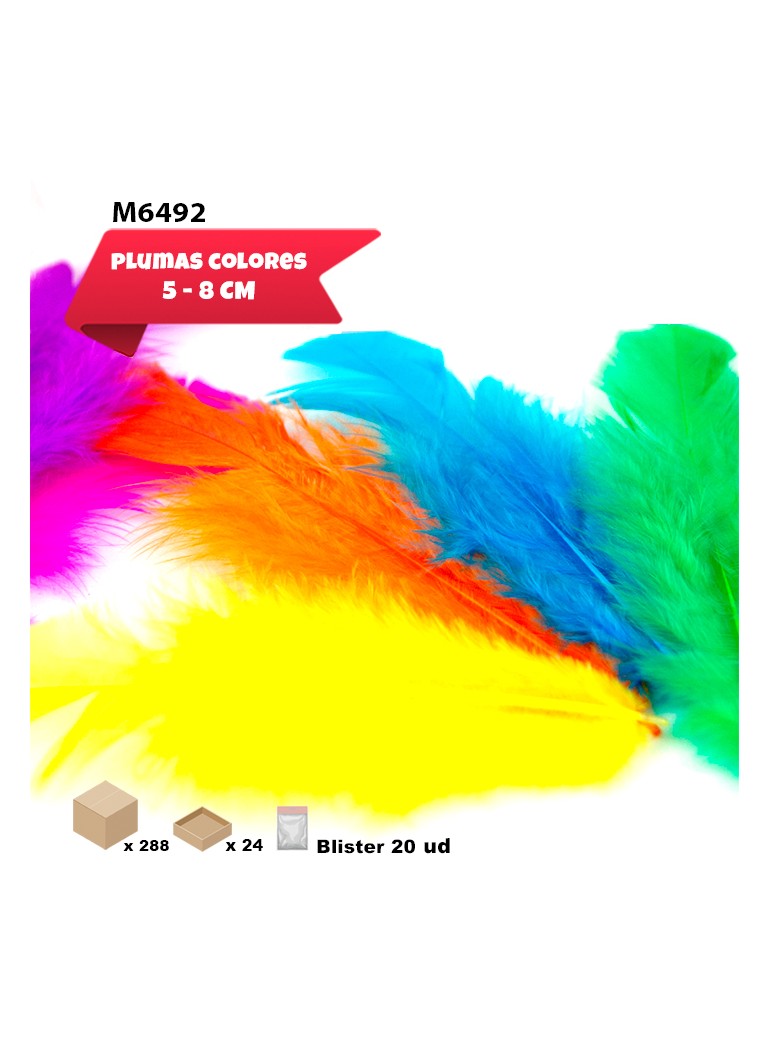 PLUMAS 5/8CM 20UD