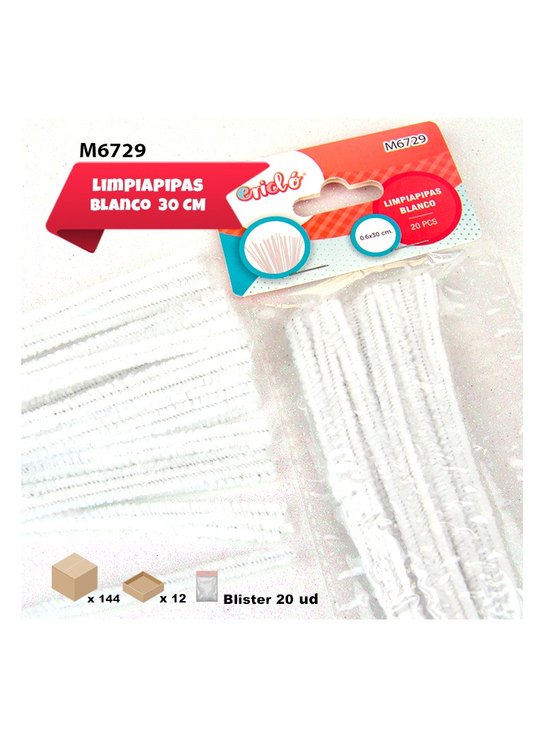 LIMPIAPIPAS COLOR BLANCO
