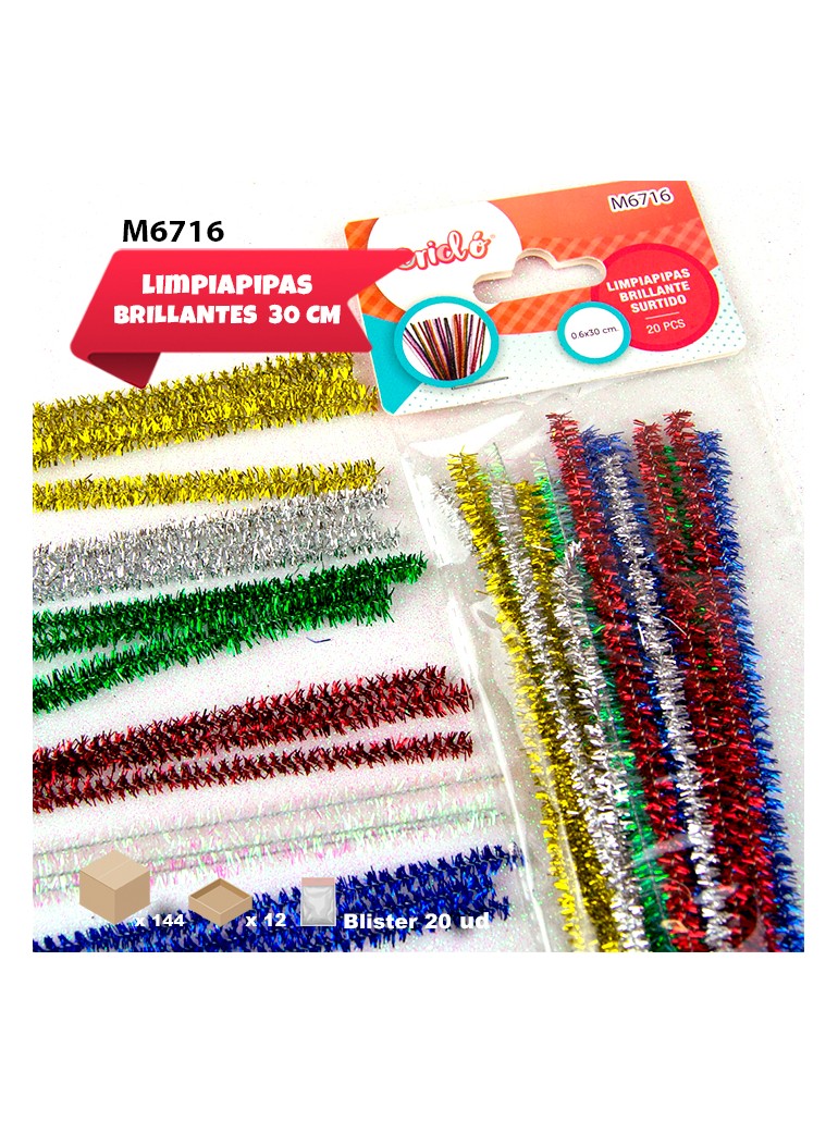 BLISTER LIMPIAPIPAS METALIZADO