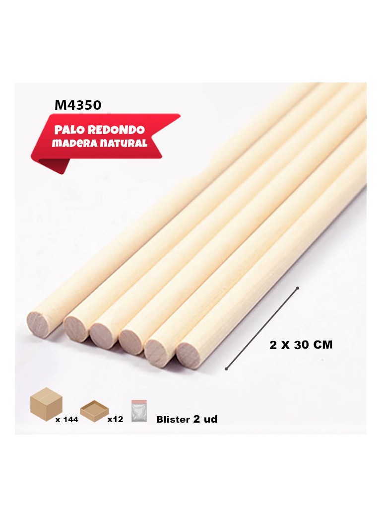 PALOS REDONDOS DE MADERA...