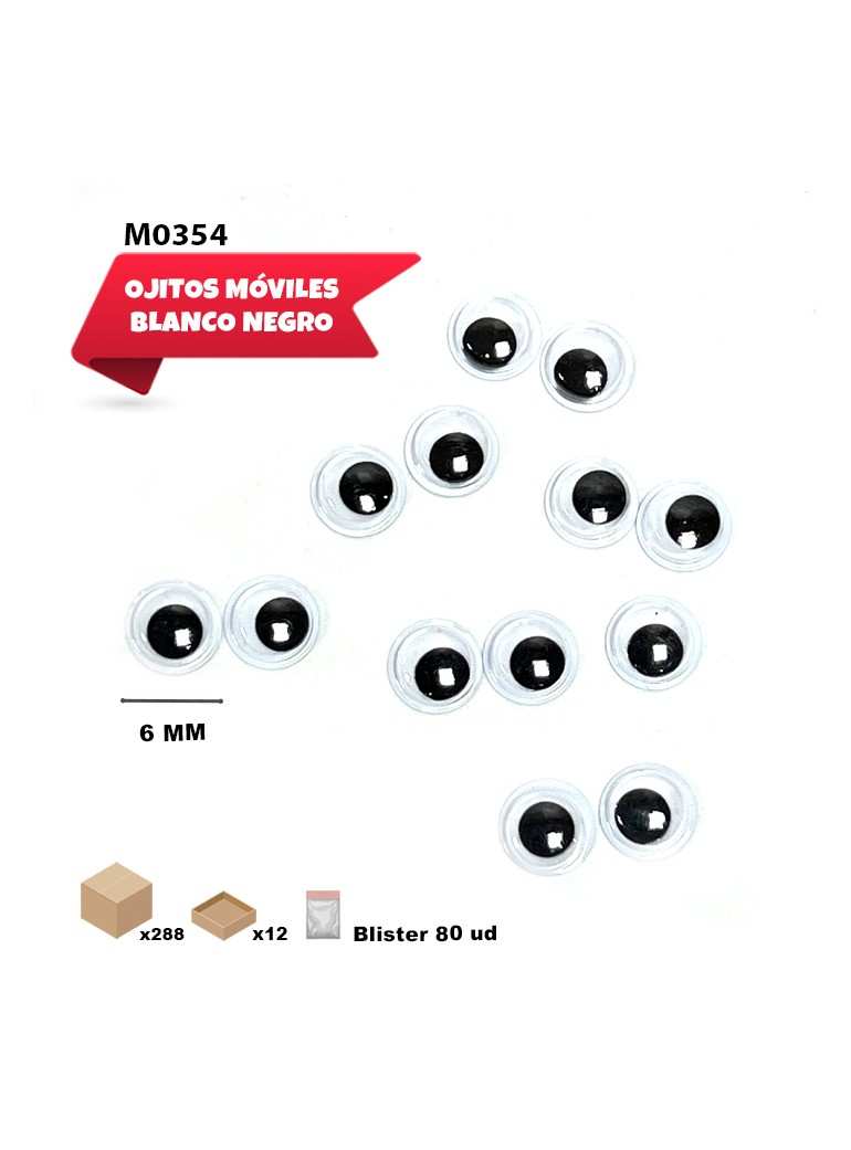 OJITOS MOVILES 6MM