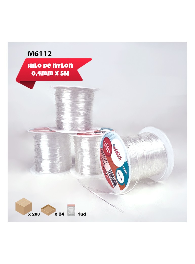 HILO DE NYLON 0.4MM X 50M