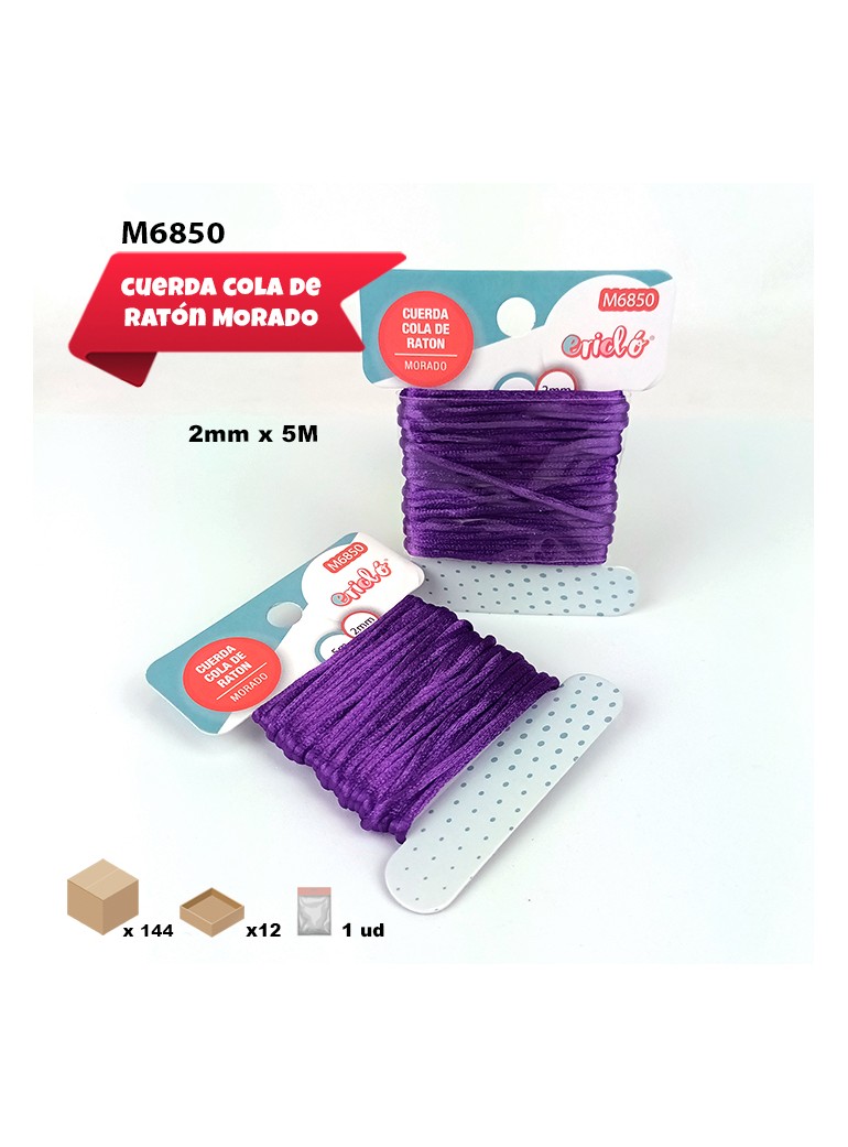 CUERDA COLA DE RATÓN MORADO...