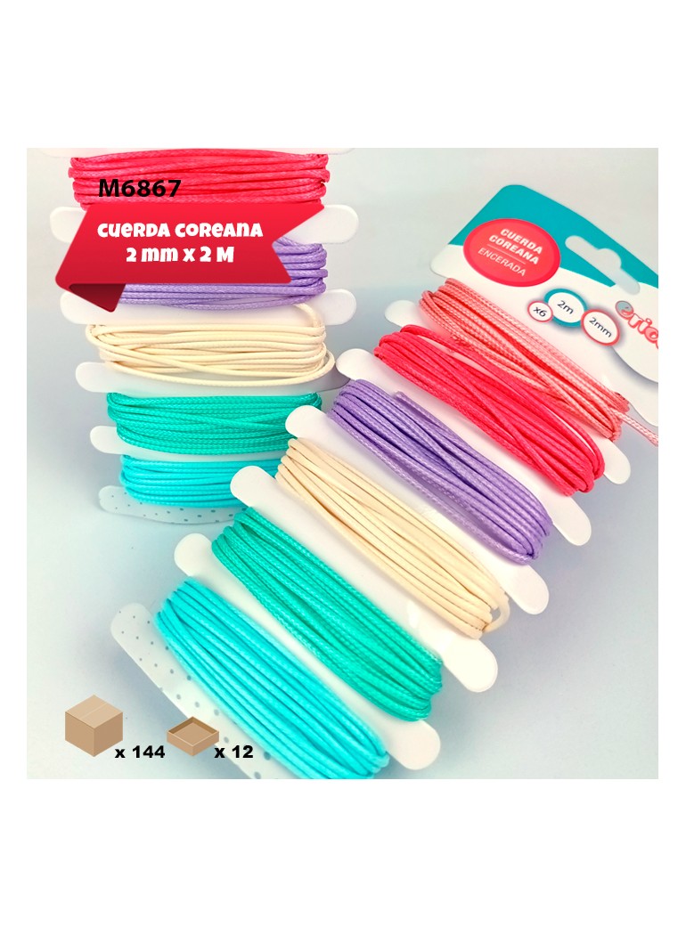 CUERDA COREANA 6 COLORES...