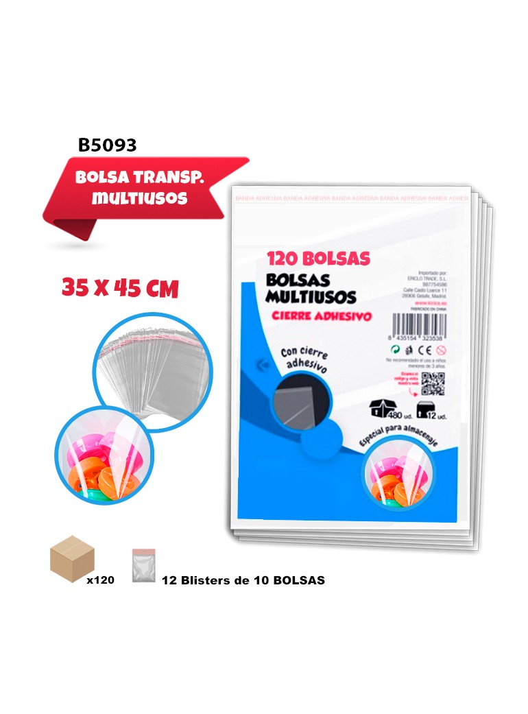 35x45CM BOLSAS MULTIUSOS...