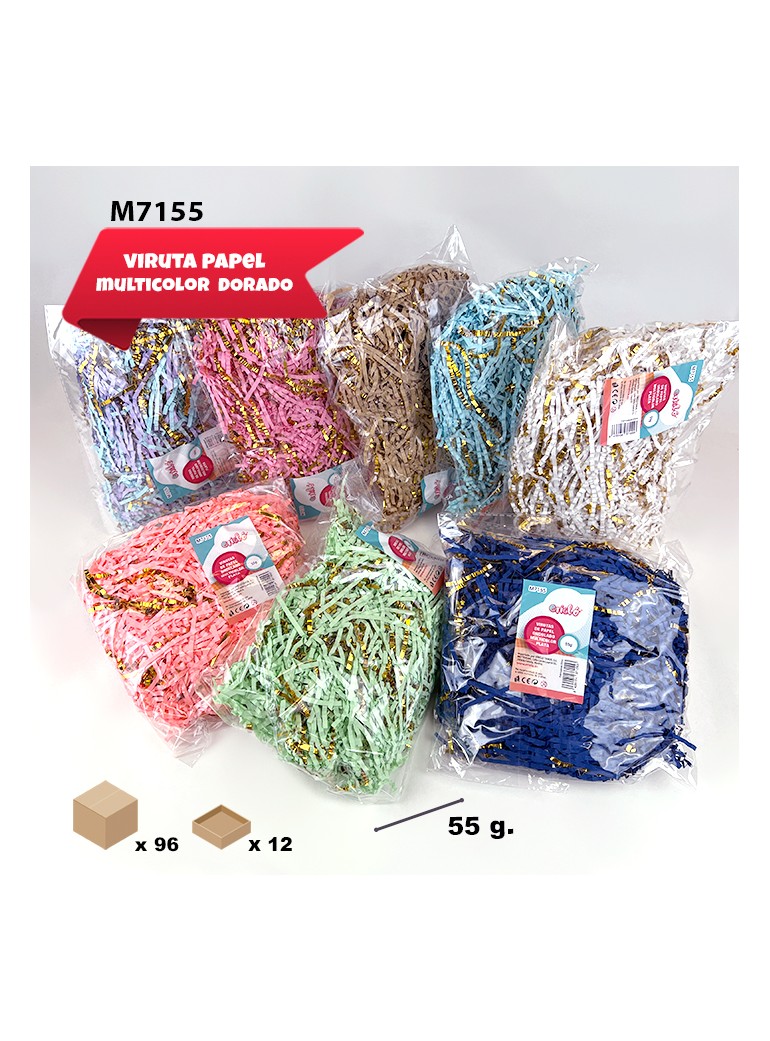 12x VIRUTAS DE PAPEL...