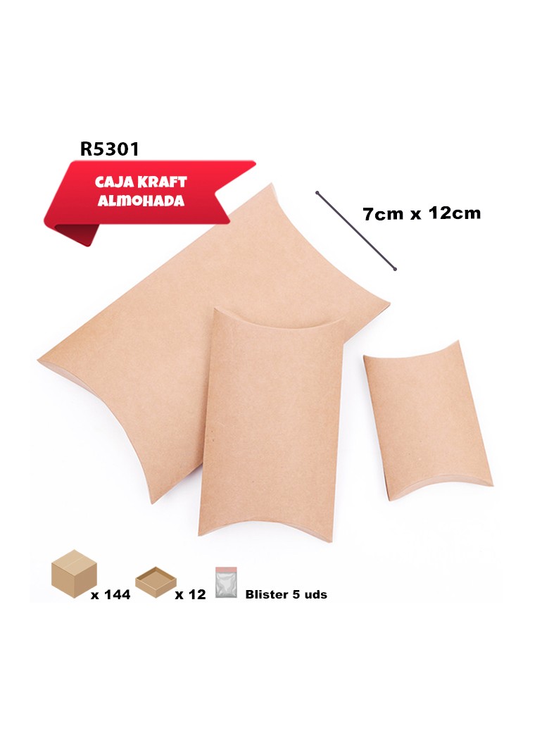 CAJA DE REGALO KRAFT 7CM X...
