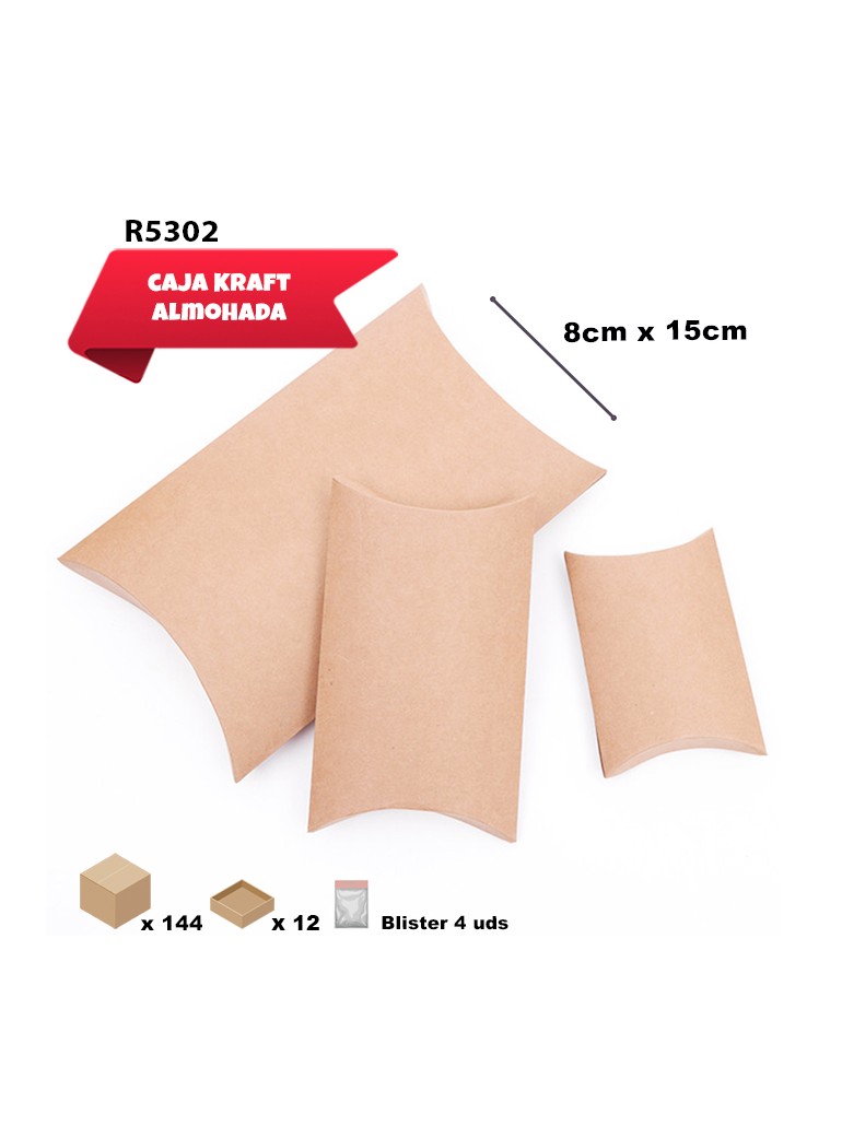 CAJA DE REGALO KRAFT 8CM X...