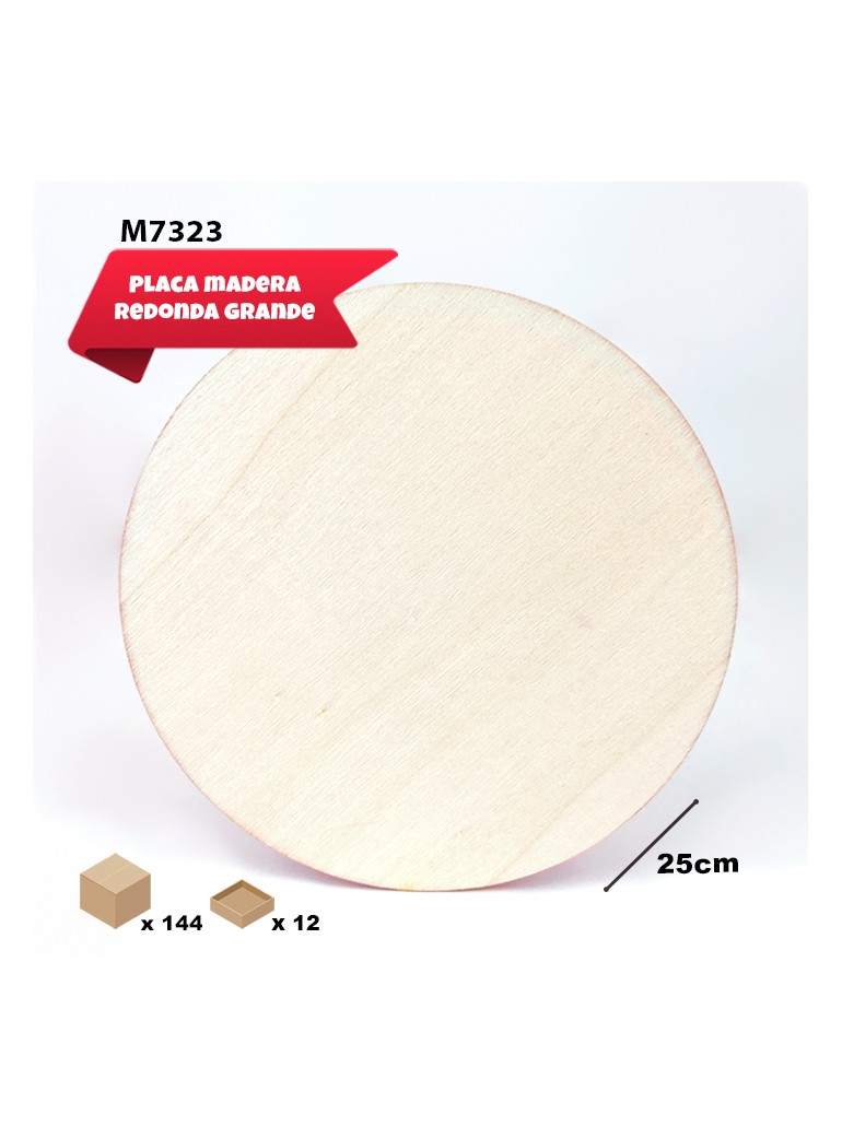 PLACAS DE MADERA 25CM