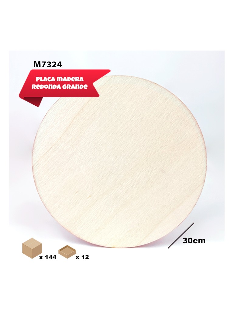 PLACAS DE MADERA 30CM