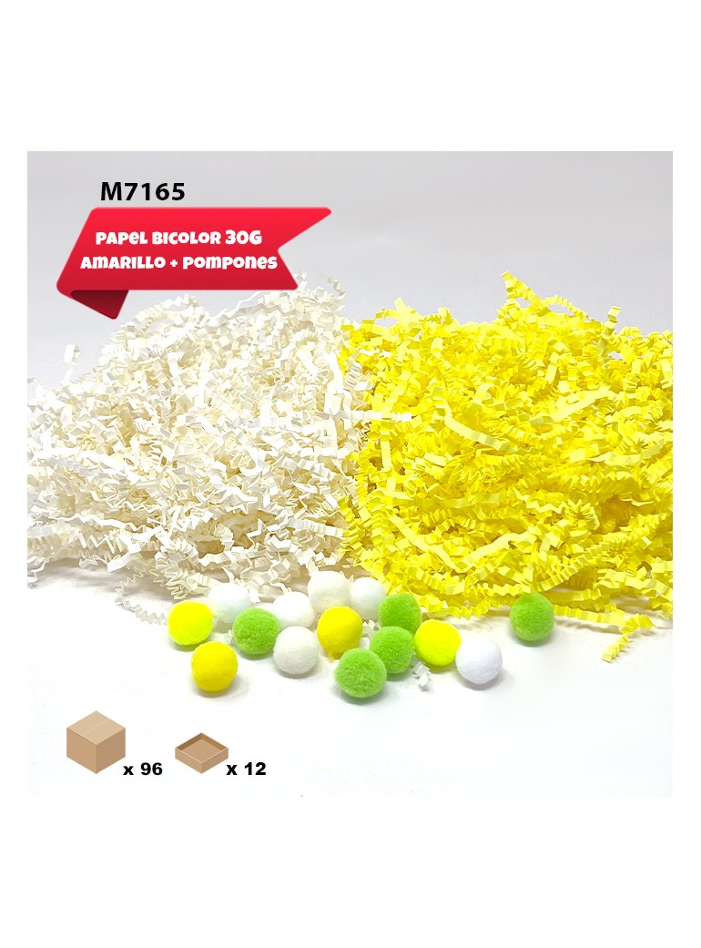 VIRUTAS DE PAPEL AMARILLO +...