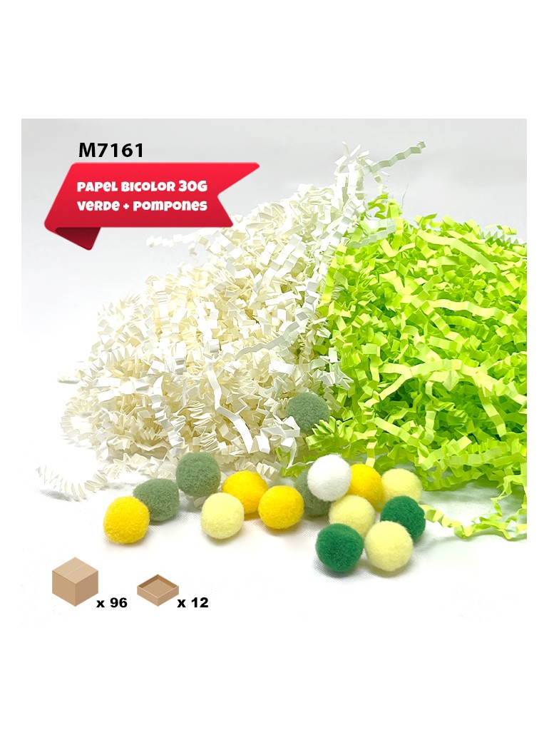 VIRUTAS DE PAPEL VERDE +...