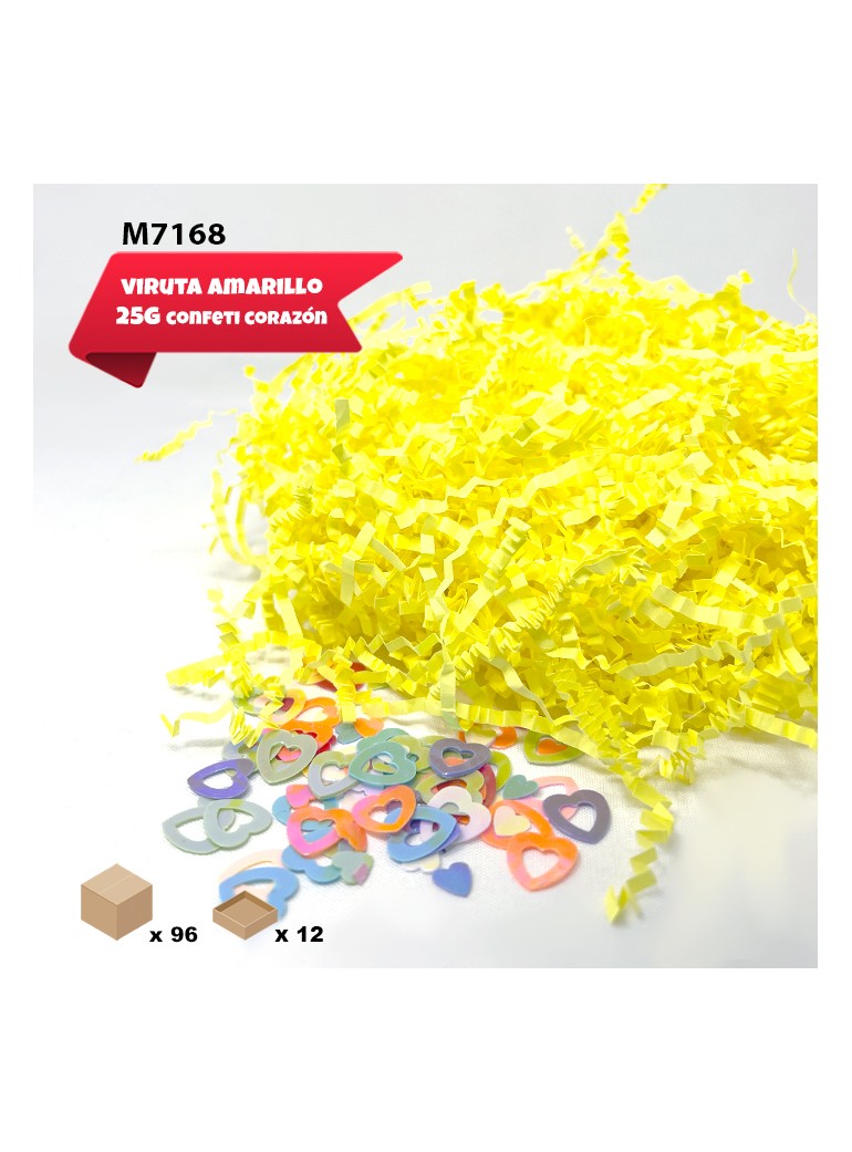 VIRUTAS DE PAPEL AMARILLO +...