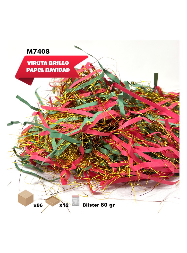 VIRUTAS DE PAPEL Y DORADO 80GR