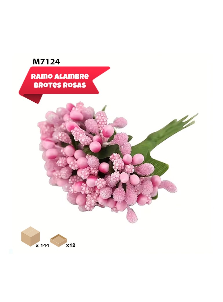 BROTES ROSA ARREGLO FLORAL