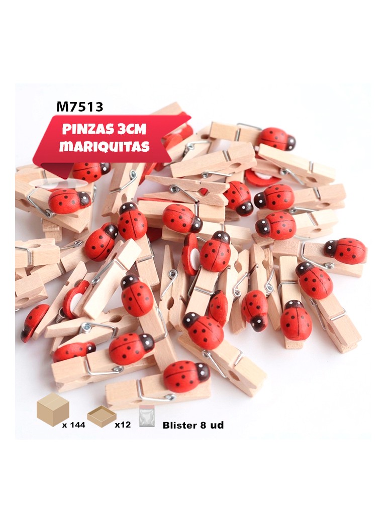 PINZAS DE MADERA MARIQUITAS...