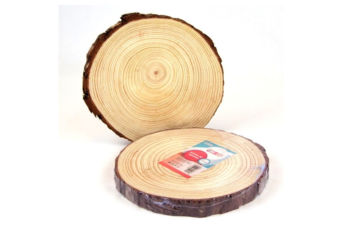 Discos de madera: un material con infinitas posibilidades.